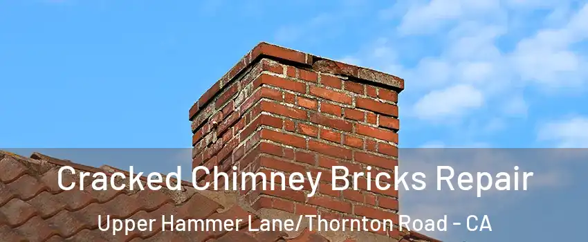 Cracked Chimney Bricks Repair Upper Hammer Lane/Thornton Road - CA