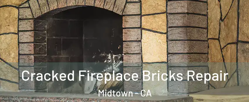 Cracked Fireplace Bricks Repair Midtown - CA