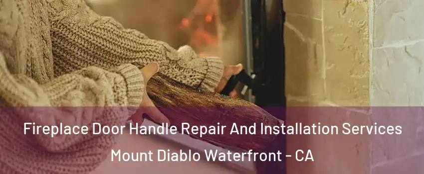 Fireplace Door Handle Repair And Installation Services Mount Diablo Waterfront - CA