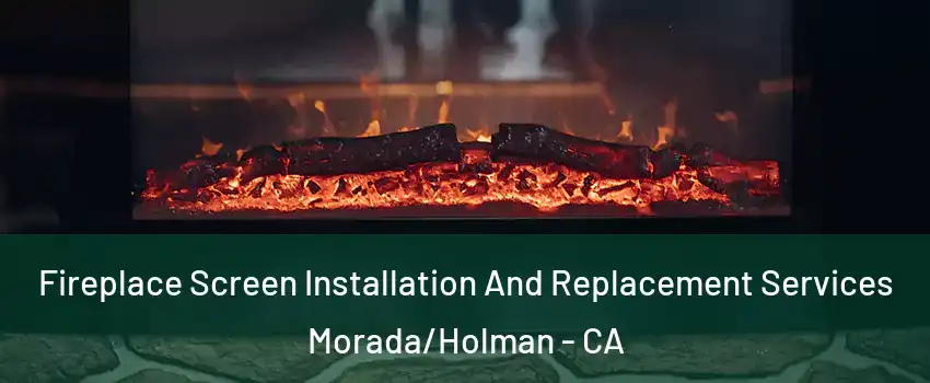 Fireplace Screen Installation And Replacement Services Morada/Holman - CA