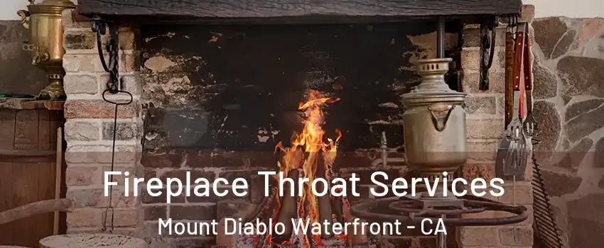 Fireplace Throat Services Mount Diablo Waterfront - CA