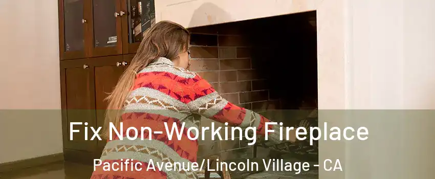 Fix Non-Working Fireplace Pacific Avenue/Lincoln Village - CA