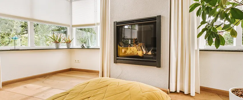 Residential Fireplace Ceramic Glass Installation in Midtown, CA