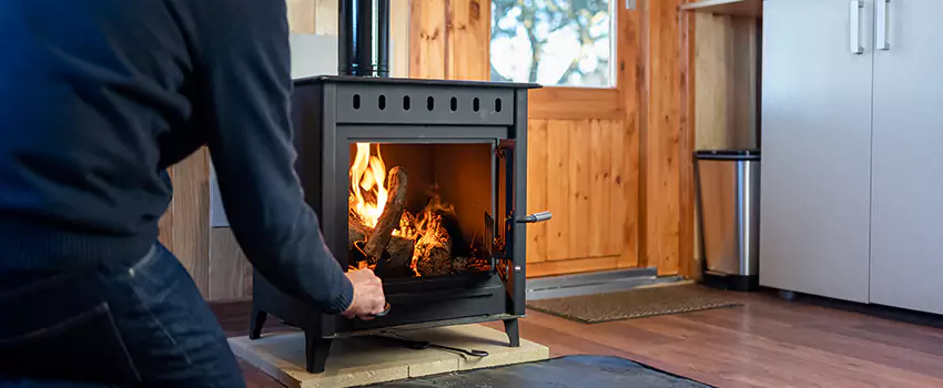 Open Hearth Wood Fireplace Installation in Midtown, CA