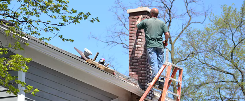 Vinyl and PVC Chimney Flashing Installation in Downtown, CA
