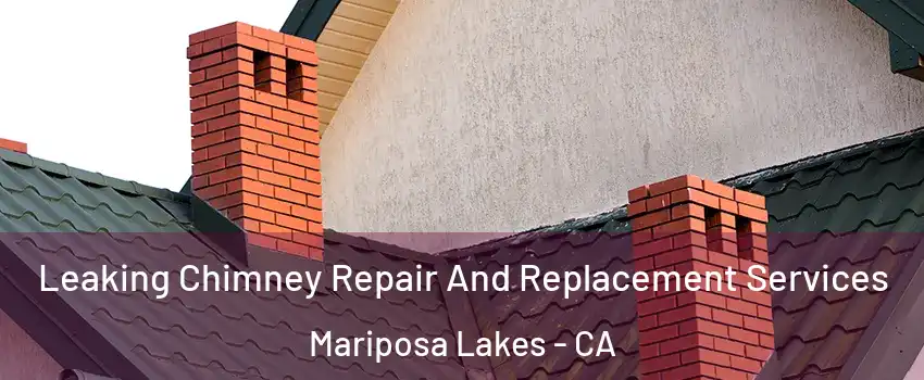 Leaking Chimney Repair And Replacement Services Mariposa Lakes - CA