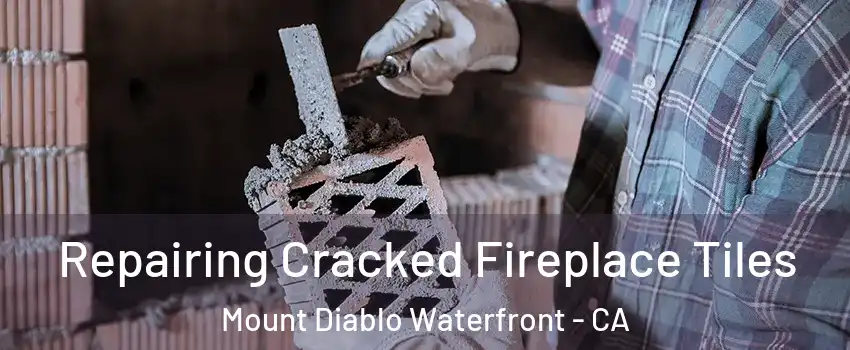 Repairing Cracked Fireplace Tiles Mount Diablo Waterfront - CA