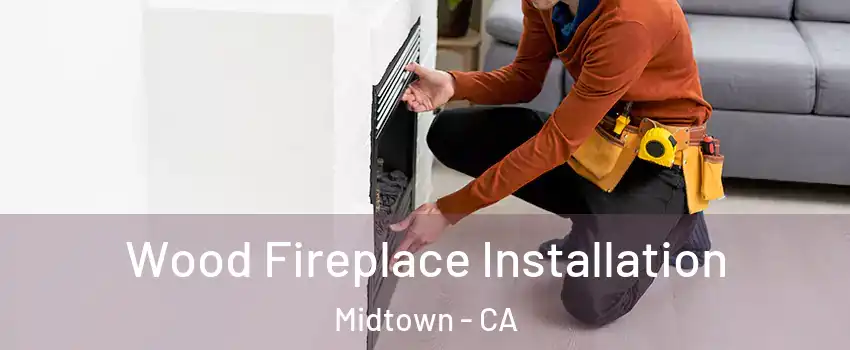 Wood Fireplace Installation Midtown - CA